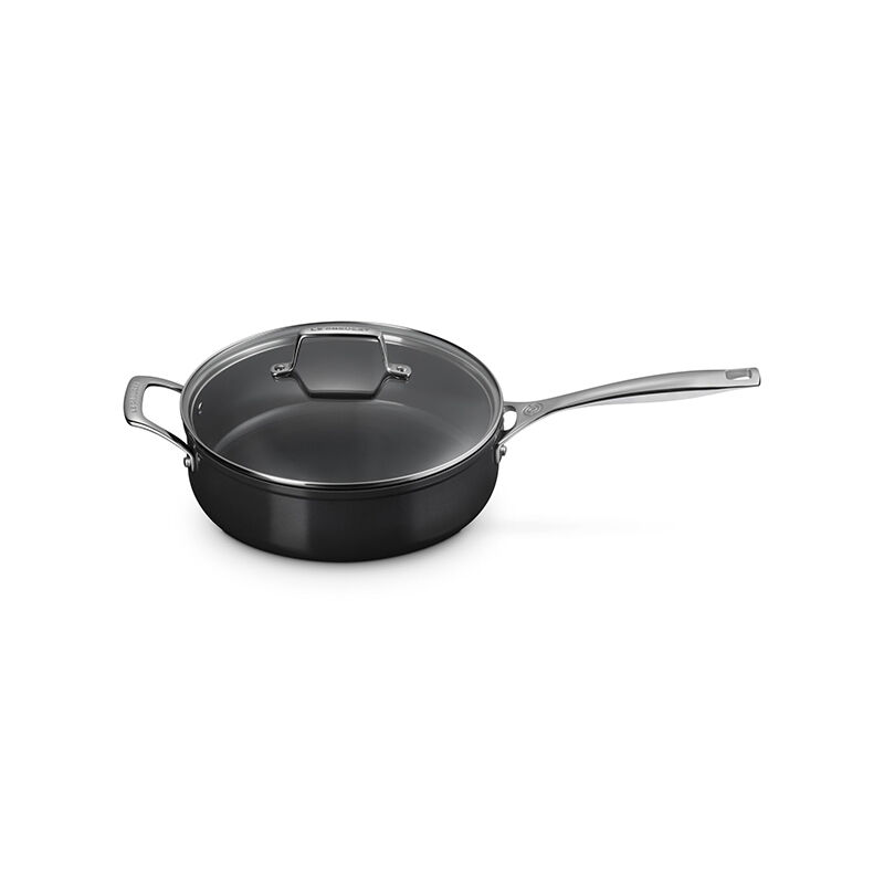 Essential Non-stick Ceramic Saut¨¦ Pan with Glass Lid - Image 3