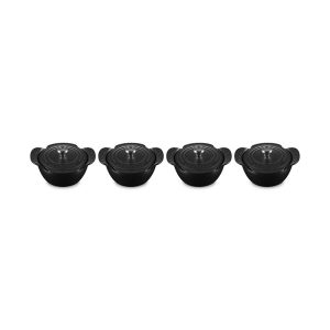 Gourmand Collection Cocotte with Lid, Set of 4