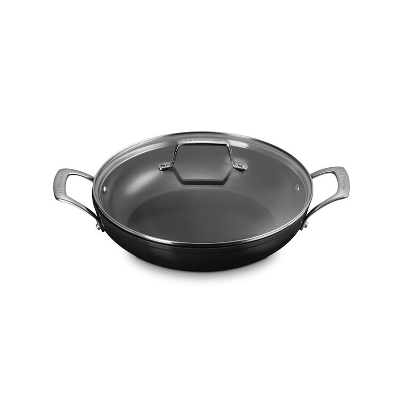 Essential Non-stick Ceramic Shallow Braiser with Glass Lid - Image 5