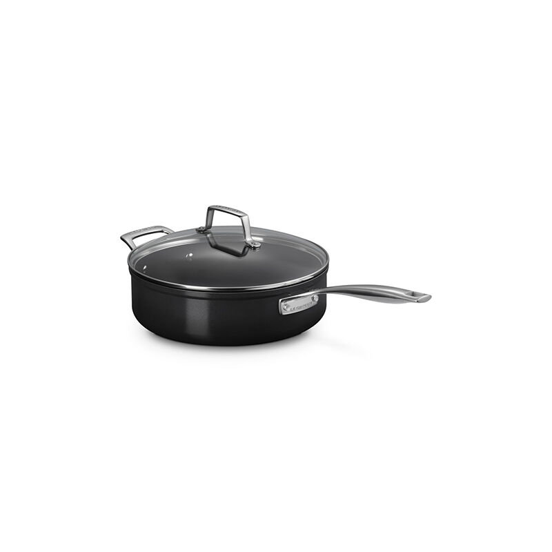 Essential Non-stick Ceramic Saut¨¦ Pan with Glass Lid - Image 8