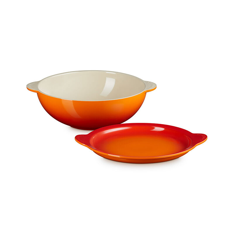 Signature Round Multifunction Baking Dish with Platter Lid - Image 2