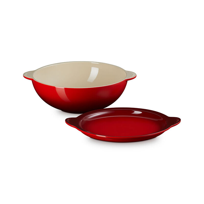 Signature Round Multifunction Baking Dish with Platter Lid - Image 15