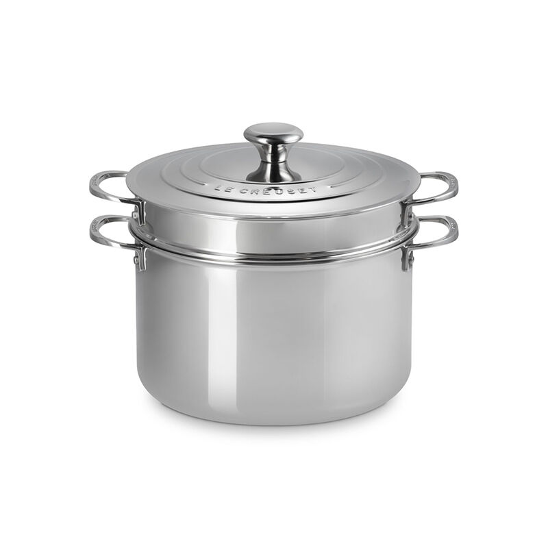 Signature Stainless Steel Stockpot with Colander Insert - Image 2