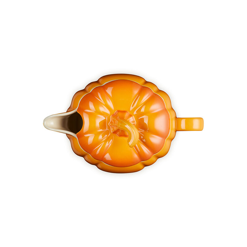 Pumpkin Gravy Boat with Lid - Image 4
