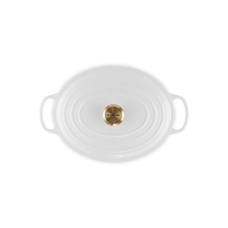 Signature Oval Dutch Oven with Gold Knob - Image 4