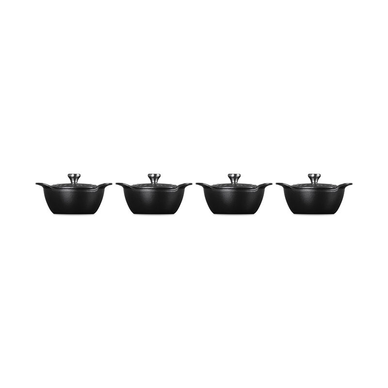Gourmand Collection Cocotte with Lid, Set of 4 - Image 3