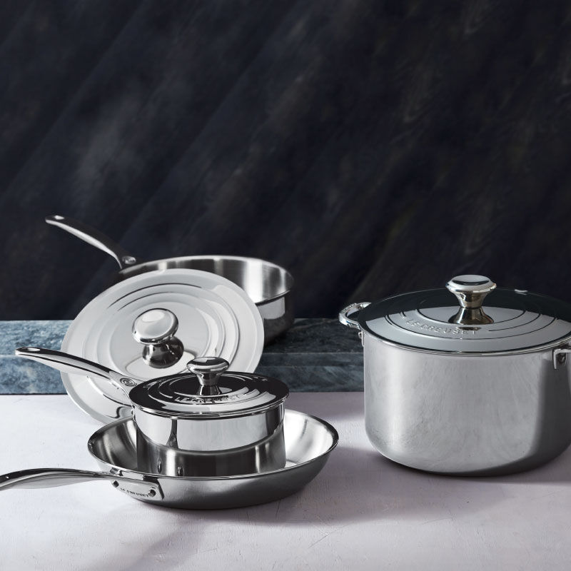 Signature Stainless Steel 7-Piece Cookware Set - Image 3