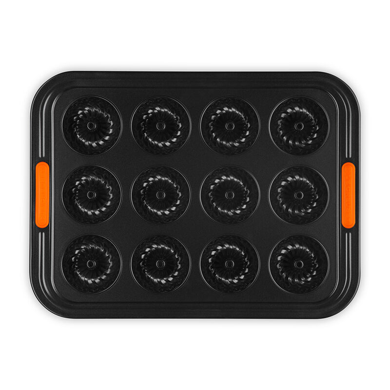 Non-stick Metal Bakeware 12-Cup Mini Fluted Cake Pan - Image 2